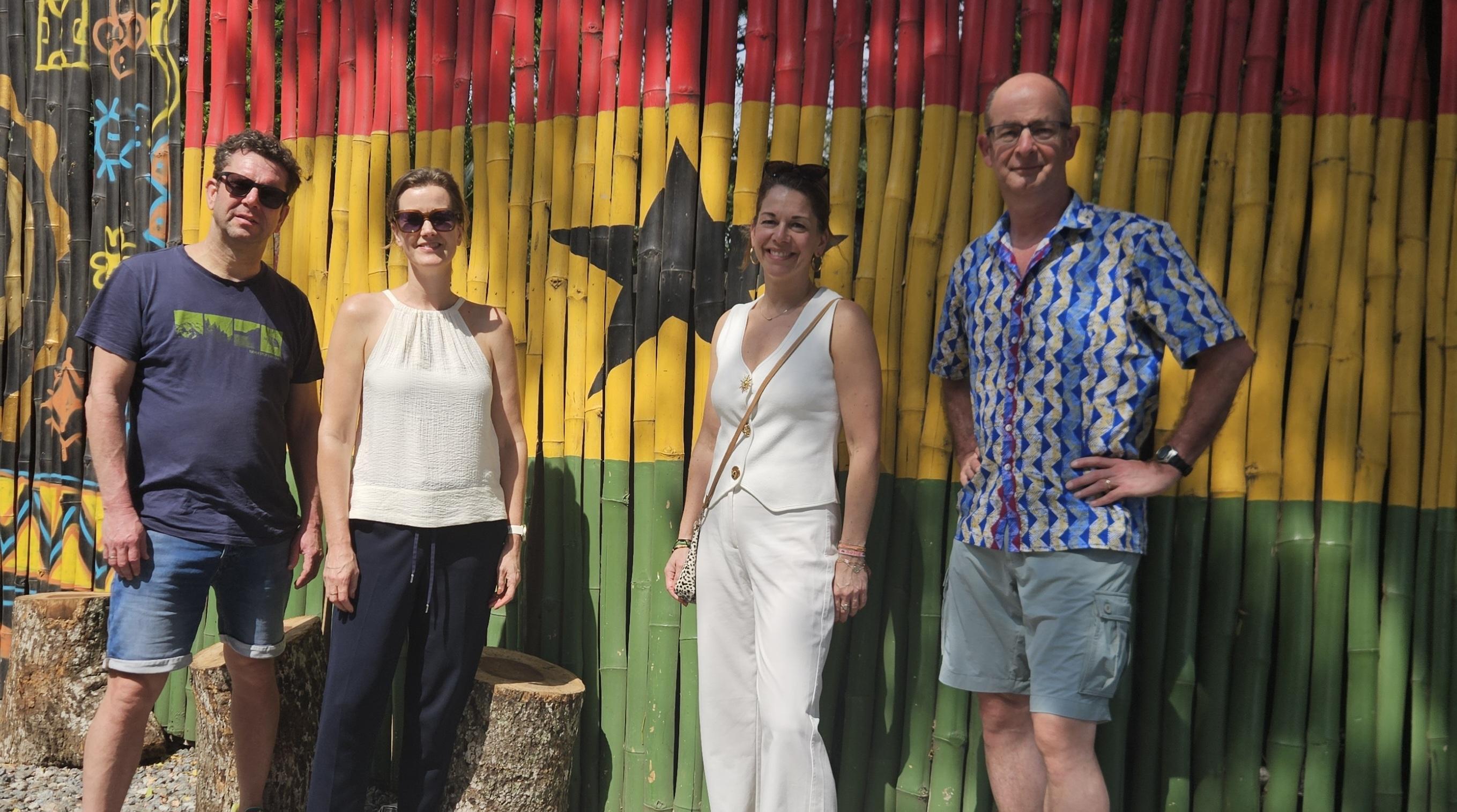 De groep van Pharma4Ghana samen in Ghana